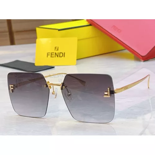 Wholesale Fendi AAA Quality Sunglasses #1367479 $60.00 USD, Wholesale Quality Replica Fendi AAA Quality Sunglasses