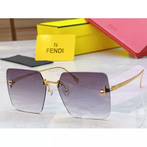 Wholesale Fendi AAA Quality Sunglasses #1367480 $60.00 USD, Wholesale Quality Replica Fendi AAA Quality Sunglasses