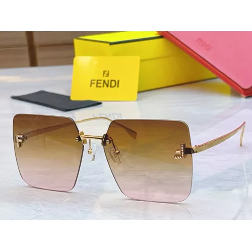 Wholesale Fendi AAA Quality Sunglasses #1367482 $60.00 USD, Wholesale Quality Replica Fendi AAA Quality Sunglasses