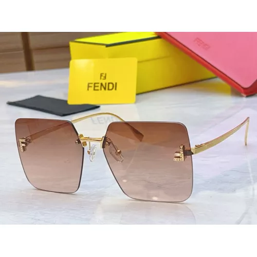Wholesale Fendi AAA Quality Sunglasses #1367484 $60.00 USD, Wholesale Quality Replica Fendi AAA Quality Sunglasses