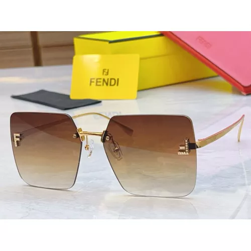 Wholesale Fendi AAA Quality Sunglasses #1367485 $60.00 USD, Wholesale Quality Replica Fendi AAA Quality Sunglasses