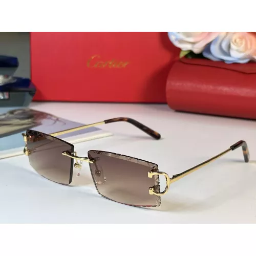 Wholesale Cartier AAA Quality Sunglassess #1367514 $60.00 USD, Wholesale Quality Replica Cartier AAA Quality Sunglassess