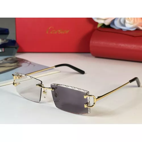 Wholesale Cartier AAA Quality Sunglassess #1367518 $68.00 USD, Wholesale Quality Replica Cartier AAA Quality Sunglassess