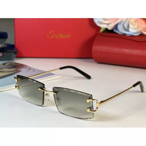 Wholesale Cartier AAA Quality Sunglassess #1367524 $60.00 USD, Wholesale Quality Replica Cartier AAA Quality Sunglassess