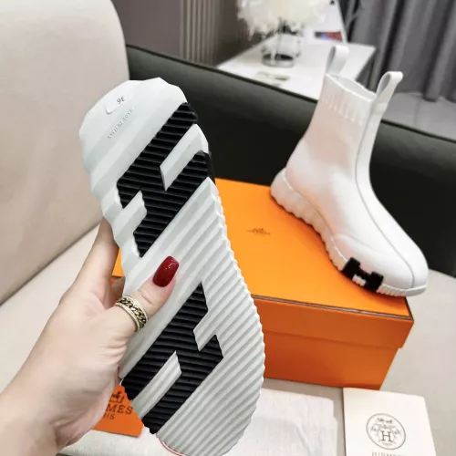 Replica Hermes Boots For Women #1367596 $102.00 USD for Wholesale