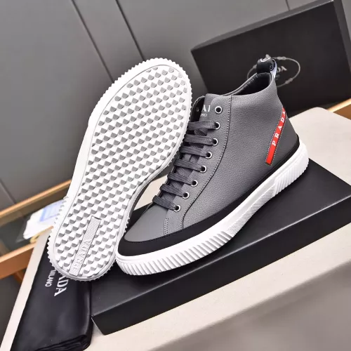 Replica Prada High Top Shoes For Men #1367635 $82.00 USD for Wholesale