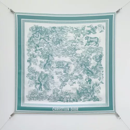 Wholesale Christian Dior Silk Squares #1367648 $64.00 USD, Wholesale Quality Replica Christian Dior Scarf