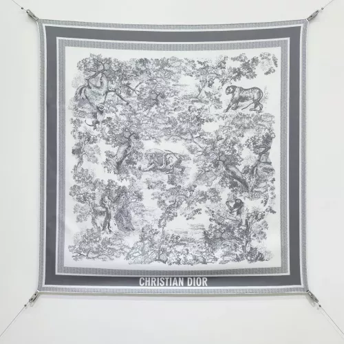 Wholesale Christian Dior Silk Squares #1367649 $64.00 USD, Wholesale Quality Replica Christian Dior Scarf