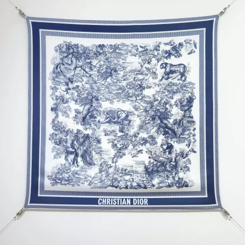 Wholesale Christian Dior Silk Squares #1367652 $64.00 USD, Wholesale Quality Replica Christian Dior Scarf