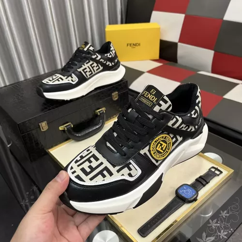 Wholesale Fendi Casual Shoes For Men #1367770 $85.00 USD, Wholesale Quality Replica Fendi Casual Shoes
