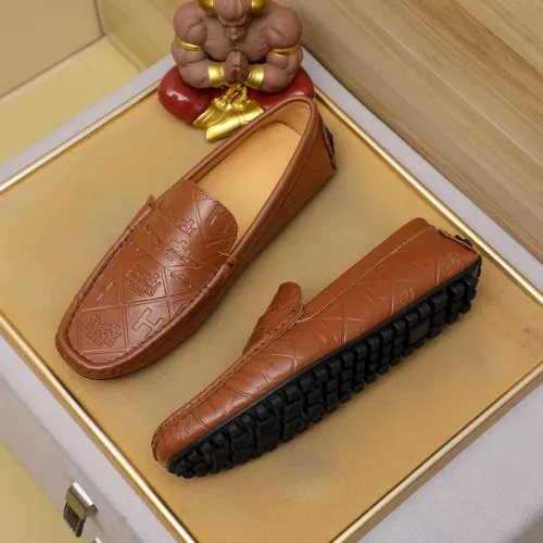 Replica Hermes Leather Shoes For Men #1367854 $76.00 USD for Wholesale