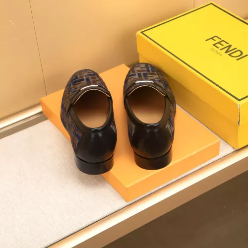 Replica Fendi Leather Shoes For Men #1367887 $88.00 USD for Wholesale
