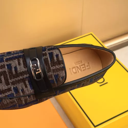 Replica Fendi Leather Shoes For Men #1367887 $88.00 USD for Wholesale