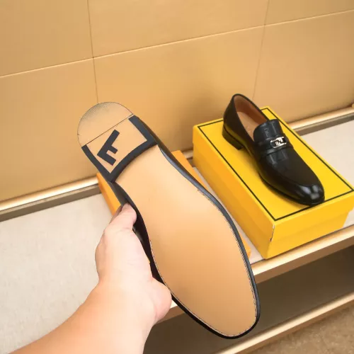 Replica Fendi Leather Shoes For Men #1367893 $88.00 USD for Wholesale