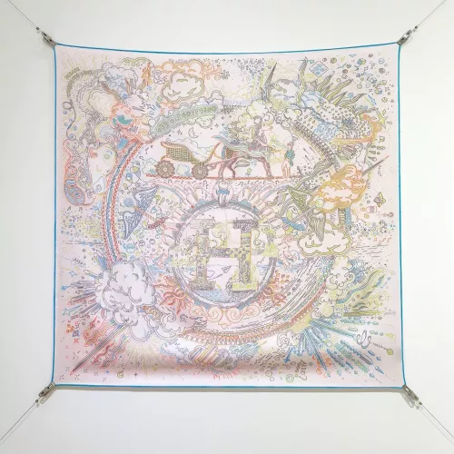 Wholesale Hermes Silk Squares #1367895 $64.00 USD, Wholesale Quality Replica Hermes Scarf