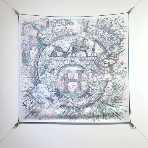 Wholesale Hermes Silk Squares #1367898 $64.00 USD, Wholesale Quality Replica Hermes Scarf