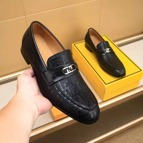 Wholesale Fendi Leather Shoes For Men #1367899 $88.00 USD, Wholesale Quality Replica Fendi Leather Shoes