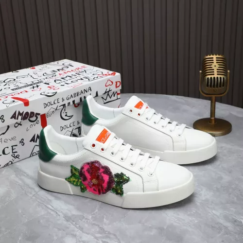 Wholesale Dolce &amp; Gabbana D&amp;G Casual Shoes For Women #1368138 $88.00 USD, Wholesale Quality Replica Dolce &amp; Gabbana D&amp;G Casual Shoes