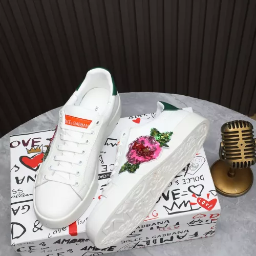 Replica Dolce & Gabbana D&G Casual Shoes For Women #1368138 $88.00 USD for Wholesale