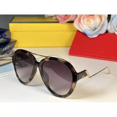 Wholesale Fendi AAA Quality Sunglasses #1368198 $64.00 USD, Wholesale Quality Replica Fendi AAA Quality Sunglasses