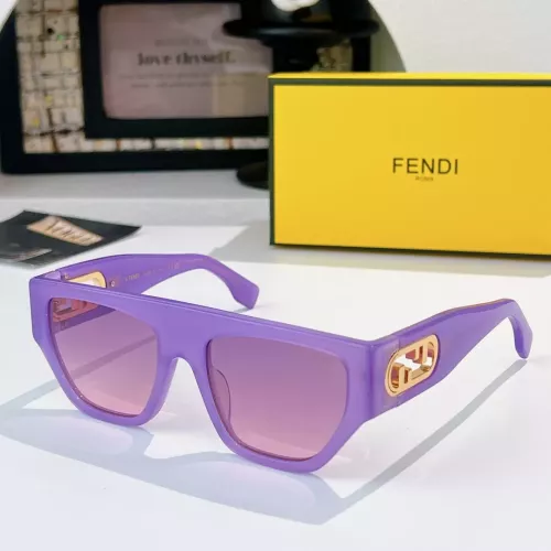 Wholesale Fendi AAA Quality Sunglasses #1368209 $48.00 USD, Wholesale Quality Replica Fendi AAA Quality Sunglasses