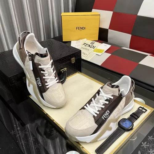 Replica Fendi Casual Shoes For Men #1368213 $98.00 USD for Wholesale