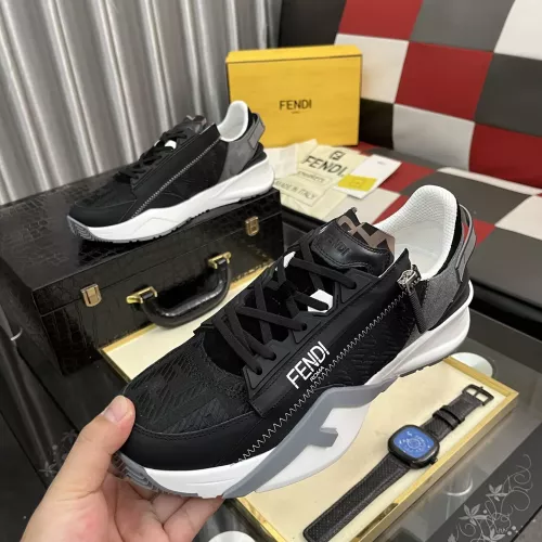 Wholesale Fendi Casual Shoes For Men #1368218 $98.00 USD, Wholesale Quality Replica Fendi Casual Shoes
