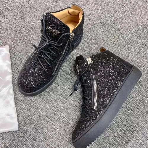Wholesale Giuseppe Zanotti High Tops Shoes For Men #1368336 $98.00 USD, Wholesale Quality Replica Giuseppe Zanotti High Tops Shoes
