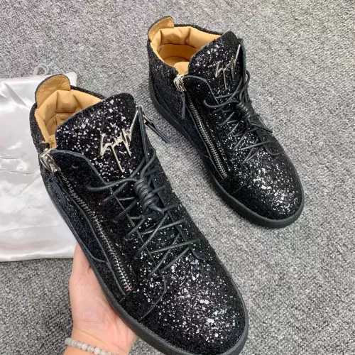 Replica Giuseppe Zanotti High Tops Shoes For Men #1368336 $98.00 USD for Wholesale