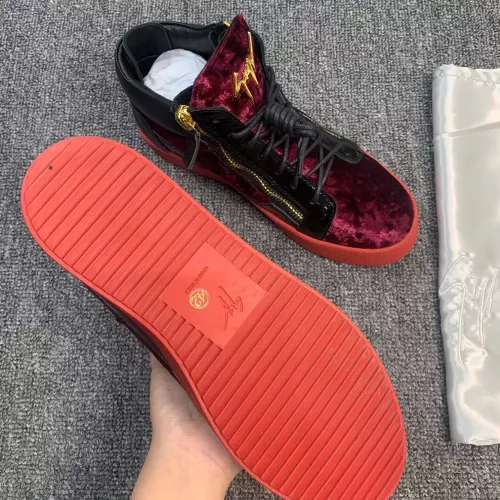 Replica Giuseppe Zanotti High Tops Shoes For Men #1368338 $98.00 USD for Wholesale