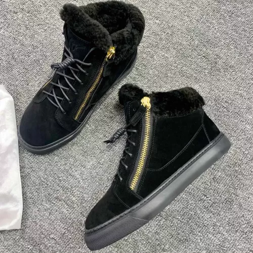 Wholesale Giuseppe Zanotti High Tops Shoes For Women #1368341 $100.00 USD, Wholesale Quality Replica Giuseppe Zanotti High Tops Shoes