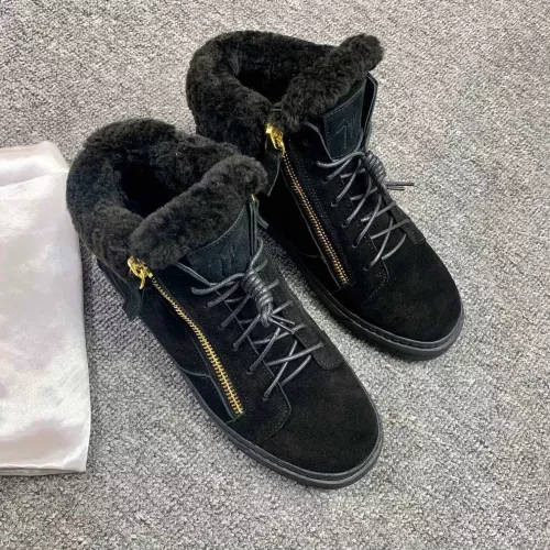 Replica Giuseppe Zanotti High Tops Shoes For Women #1368341 $100.00 USD for Wholesale