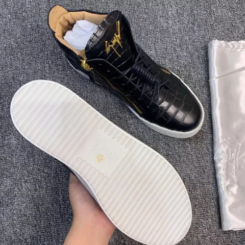 Replica Giuseppe Zanotti High Tops Shoes For Men #1368342 $102.00 USD for Wholesale