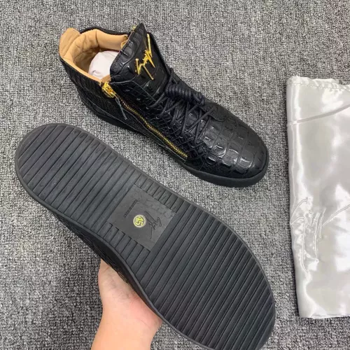 Replica Giuseppe Zanotti High Tops Shoes For Men #1368344 $102.00 USD for Wholesale