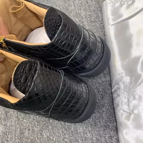 Replica Giuseppe Zanotti High Tops Shoes For Women #1368345 $102.00 USD for Wholesale