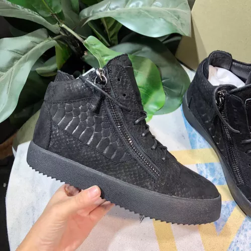 Replica Giuseppe Zanotti High Tops Shoes For Men #1368346 $102.00 USD for Wholesale