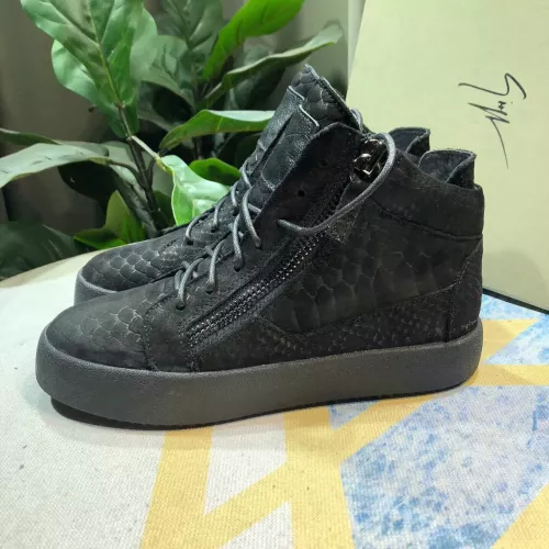 Replica Giuseppe Zanotti High Tops Shoes For Men #1368346 $102.00 USD for Wholesale