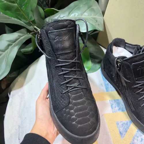 Replica Giuseppe Zanotti High Tops Shoes For Men #1368346 $102.00 USD for Wholesale