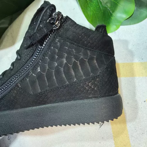 Replica Giuseppe Zanotti High Tops Shoes For Men #1368346 $102.00 USD for Wholesale