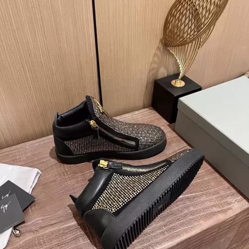 Replica Giuseppe Zanotti High Tops Shoes For Men #1368348 $105.00 USD for Wholesale