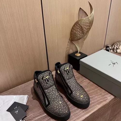 Replica Giuseppe Zanotti High Tops Shoes For Women #1368349 $105.00 USD for Wholesale