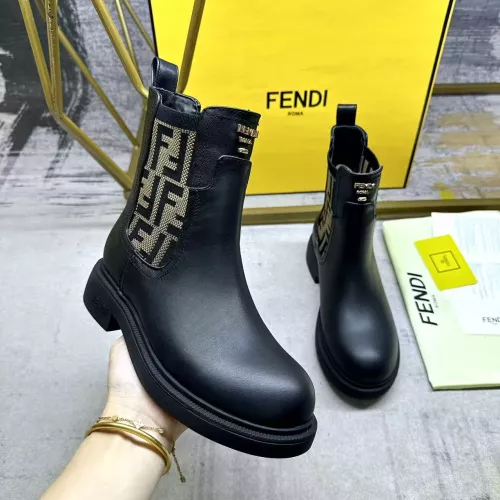 Wholesale Fendi Fashion Boots For Women #1368505 $105.00 USD, Wholesale Quality Replica Fendi Fashion Boots