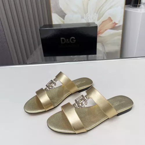 Wholesale Dolce &amp; Gabbana D&amp;G Slippers For Women #1368517 $85.00 USD, Wholesale Quality Replica Dolce &amp; Gabbana D&amp;G Slippers