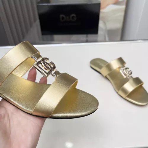 Replica Dolce & Gabbana D&G Slippers For Women #1368517 $85.00 USD for Wholesale