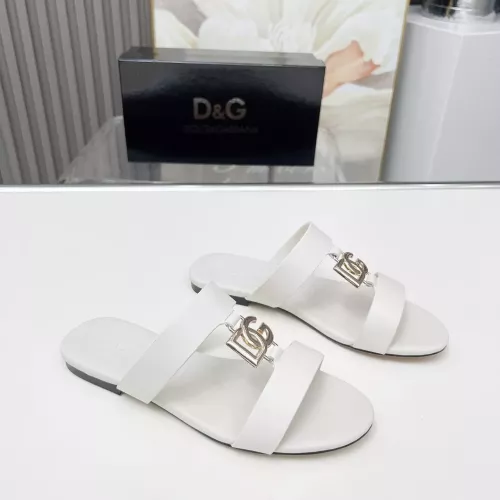 Replica Dolce & Gabbana D&G Slippers For Women #1368518 $85.00 USD for Wholesale