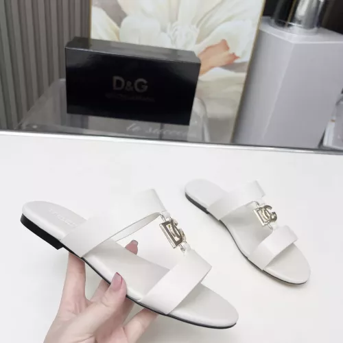 Replica Dolce & Gabbana D&G Slippers For Women #1368518 $85.00 USD for Wholesale