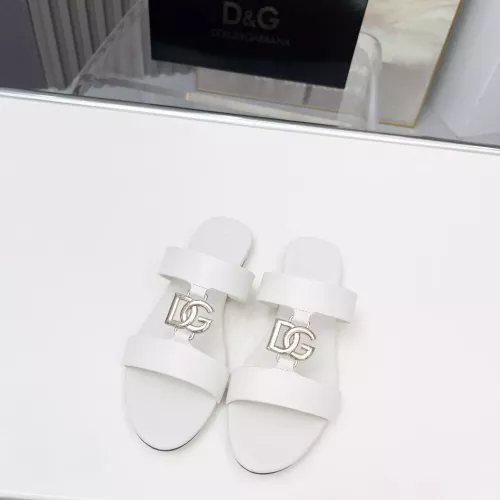 Replica Dolce & Gabbana D&G Slippers For Women #1368518 $85.00 USD for Wholesale