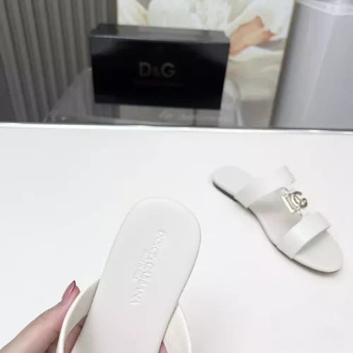 Replica Dolce & Gabbana D&G Slippers For Women #1368518 $85.00 USD for Wholesale
