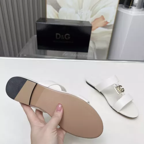 Replica Dolce & Gabbana D&G Slippers For Women #1368518 $85.00 USD for Wholesale