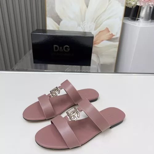 Wholesale Dolce &amp; Gabbana D&amp;G Slippers For Women #1368525 $85.00 USD, Wholesale Quality Replica Dolce &amp; Gabbana D&amp;G Slippers